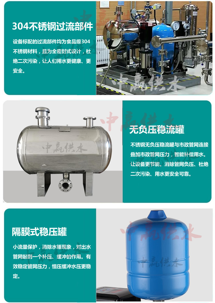無負(fù)壓無吸程供水設(shè)備特點(diǎn) 無負(fù)壓無吸程供水設(shè)備特點(diǎn)